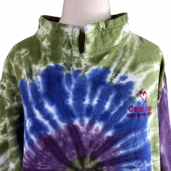 Renegade Club Vintage Sweatshirt Tie Dye Pullover - Picture 2 of 9